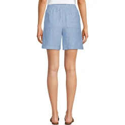 Premium Reinleinen-Schlupfshorts für Damen