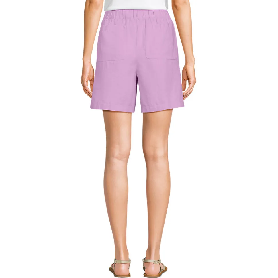 Premium Reinleinen-Schlupfshorts für Damen