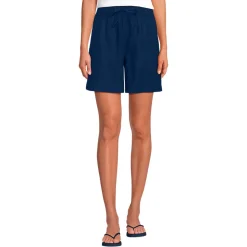 Premium Reinleinen-Schlupfshorts für Damen