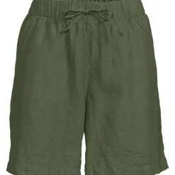 Premium Reinleinen-Schlupfshorts für Damen