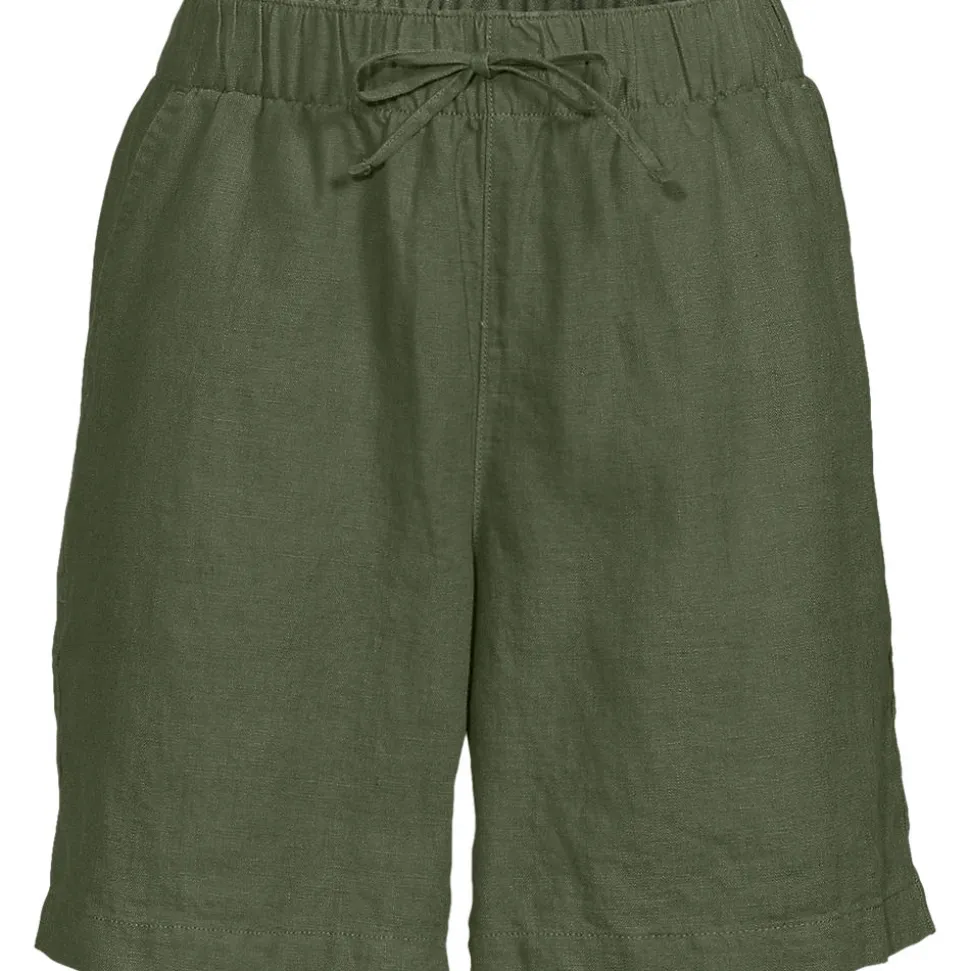 Premium Reinleinen-Schlupfshorts für Damen