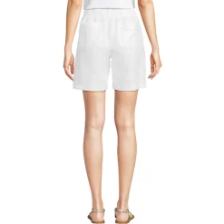 Premium Reinleinen-Schlupfshorts für Damen