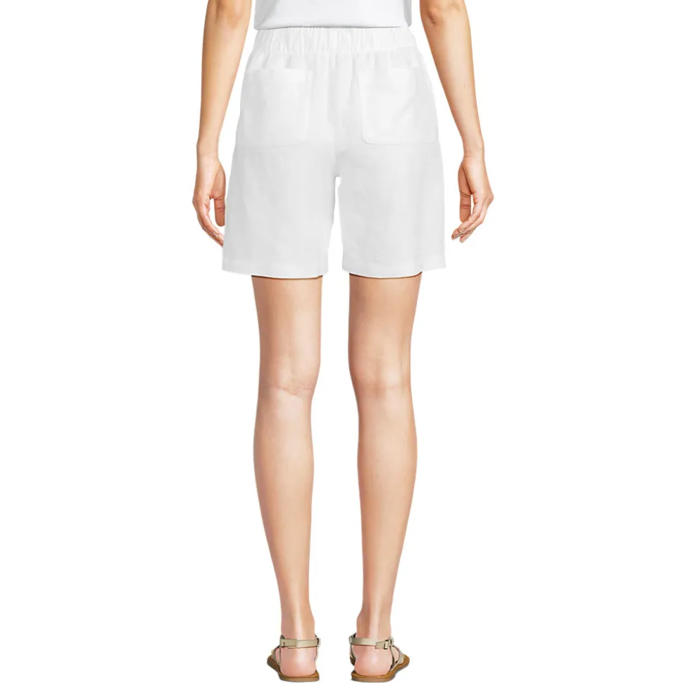 Premium Reinleinen-Schlupfshorts für Damen