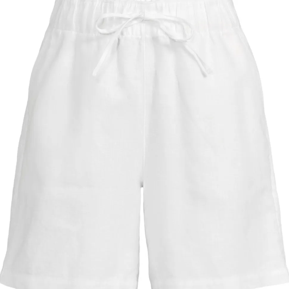 Premium Reinleinen-Schlupfshorts für Damen