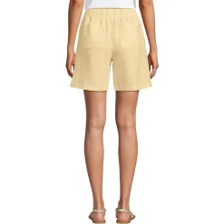 Premium Reinleinen-Schlupfshorts für Damen