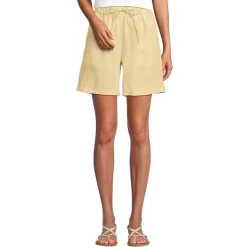 Premium Reinleinen-Schlupfshorts für Damen