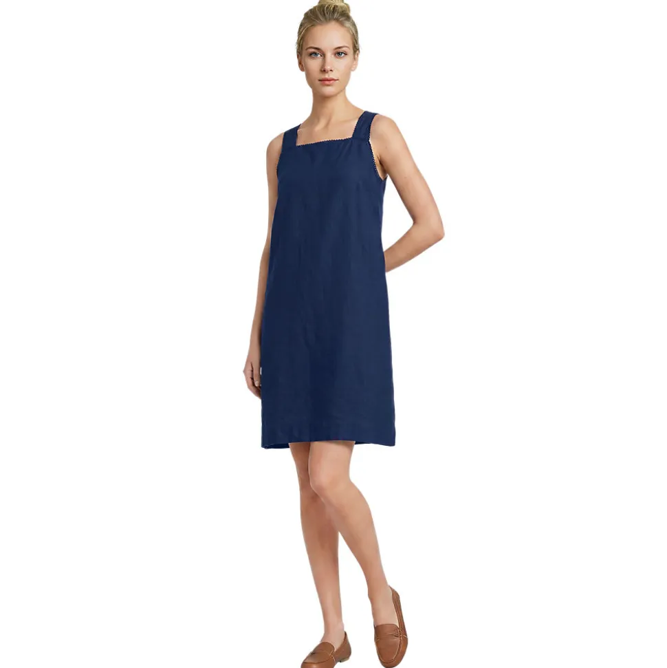 Premium Reinleinen-Shiftkleid