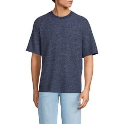 Premium Shirt mit Leinen und Waffelstruktur für Herren