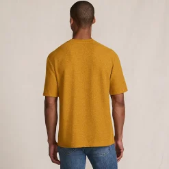 Premium Shirt mit Leinen und Waffelstruktur für Herren