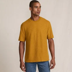 Premium Shirt mit Leinen und Waffelstruktur für Herren
