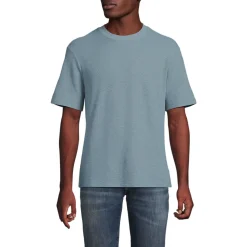 Premium Shirt mit Leinen und Waffelstruktur für Herren