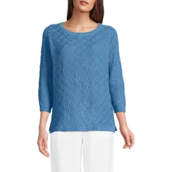 Pullover aus Leinenmix für Damen