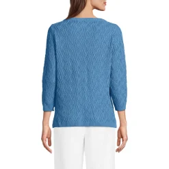 Pullover aus Leinenmix für Damen