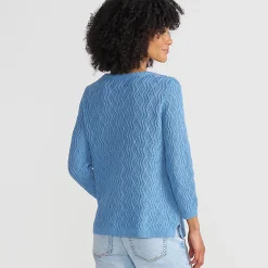Pullover aus Leinenmix für Damen