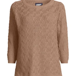 Pullover aus Leinenmix für Damen