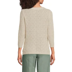 Pullover aus Leinenmix für Damen