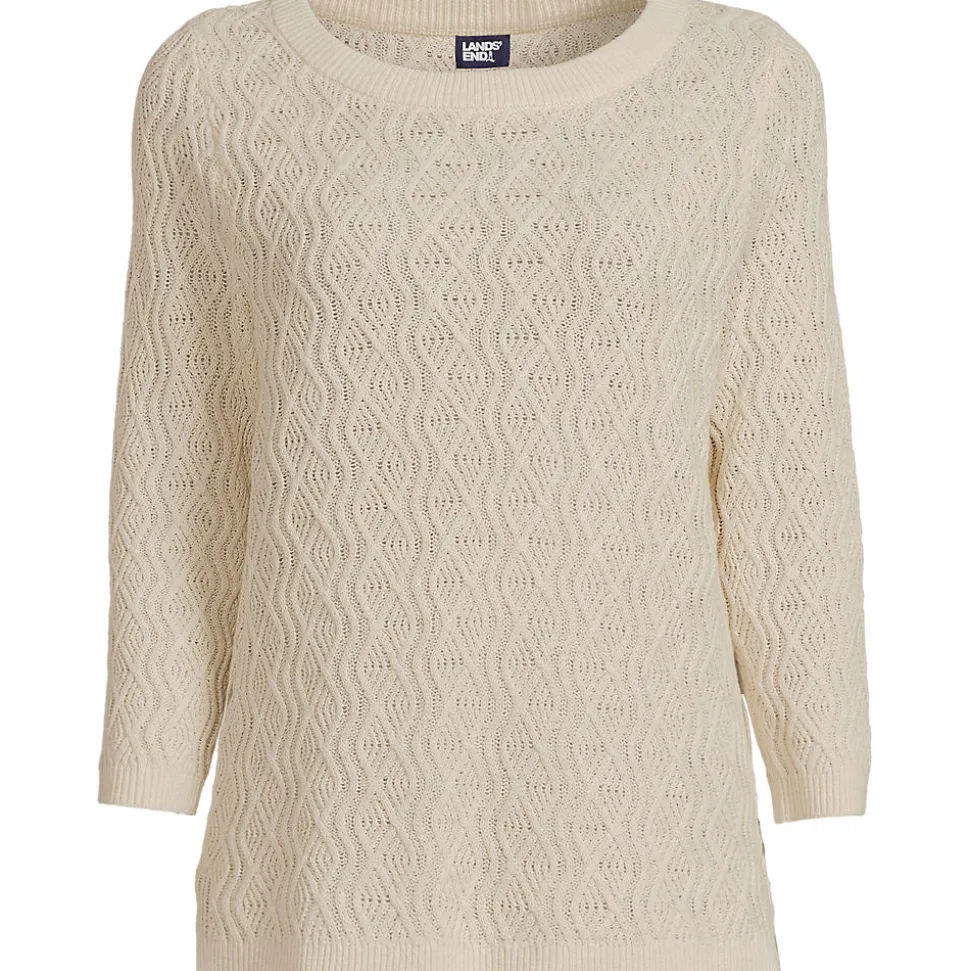 Pullover aus Leinenmix für Damen