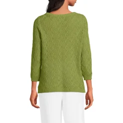 Pullover aus Leinenmix für Damen