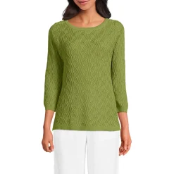 Pullover aus Leinenmix für Damen