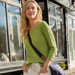 Pullover aus Leinenmix für Damen