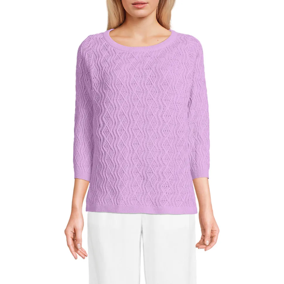 Pullover aus Leinenmix für Damen