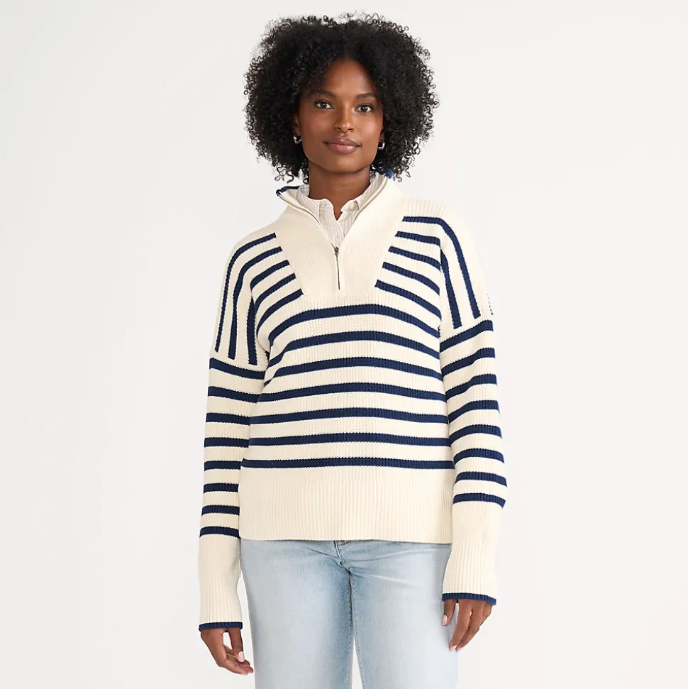 Pullover DRIFTER mit Reißverschluss für Damen