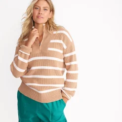 Pullover DRIFTER mit Reißverschluss für Damen