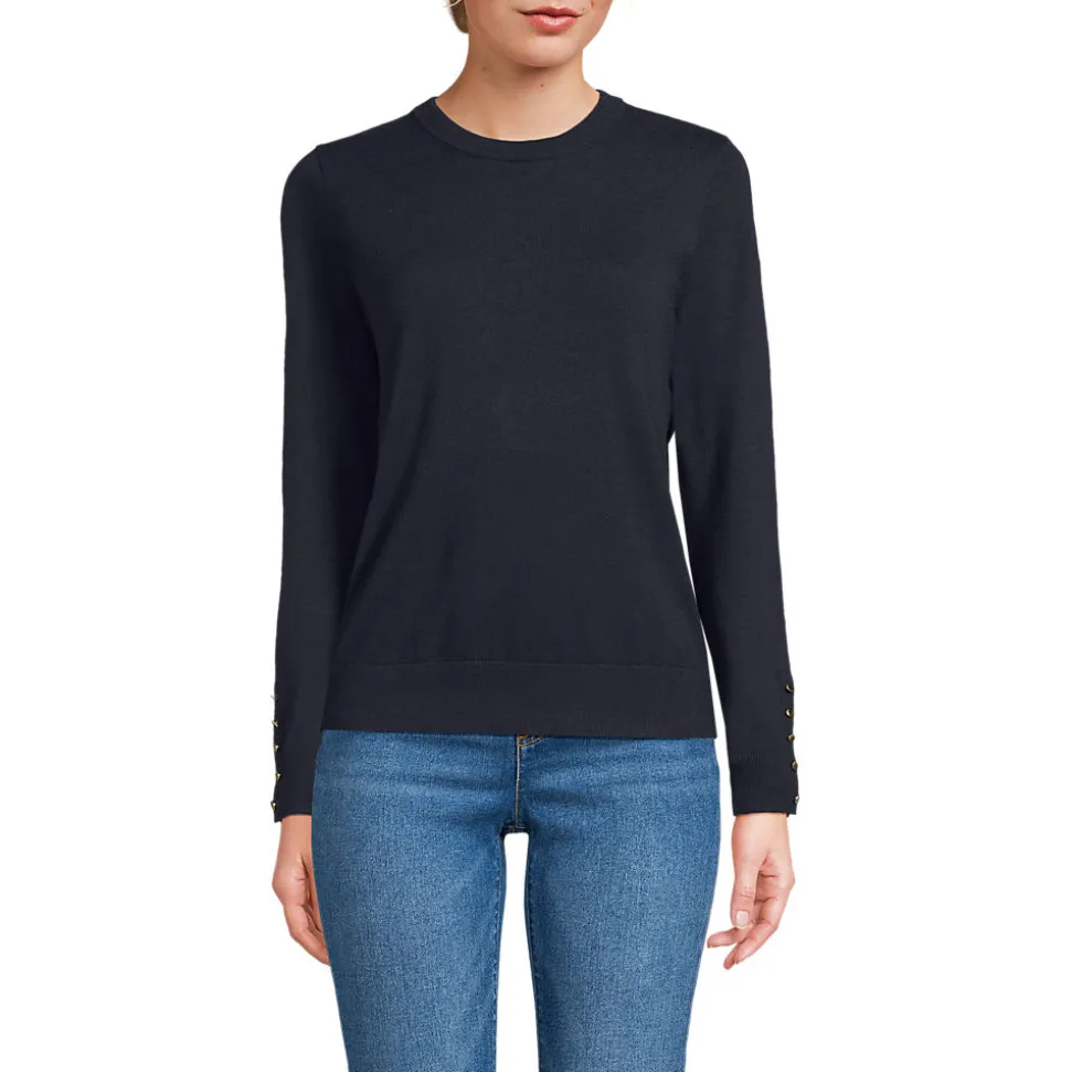 Pullover mit Rundausschnitt Silk Touch für Damen