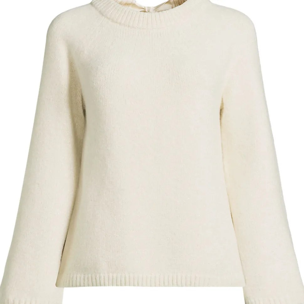 Pullover mit Schleife für Damen