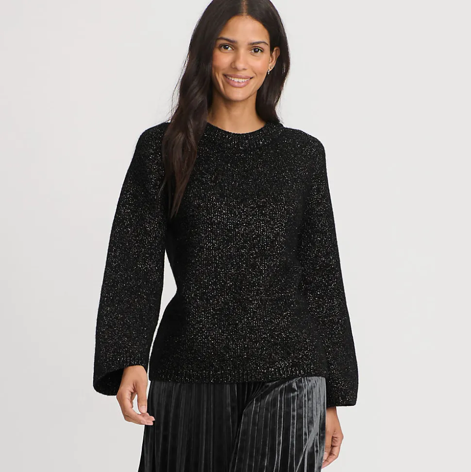 Pullover mit Schleife für Damen
