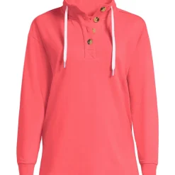 Pullover SERIOUS SWEATS mit Knopfleiste für Damen