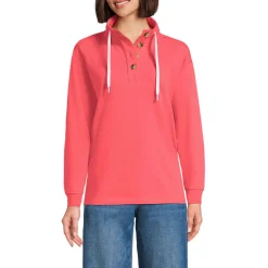 Pullover SERIOUS SWEATS mit Knopfleiste für Damen