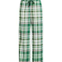 Pyjamahose aus reinem Baumwoll-Flanell für Damen