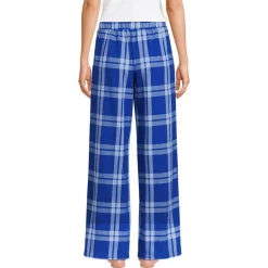 Pyjamahose aus reinem Baumwoll-Flanell für Damen