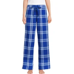 Pyjamahose aus reinem Baumwoll-Flanell für Damen