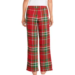 Pyjamahose aus reinem Baumwoll-Flanell für Damen