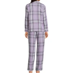 Pyjama-Set aus reinem Baumwoll-Flanell für Damen