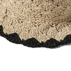 Raffia-Fischerhut für Damen