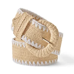 Raffia-Gürtel für Damen