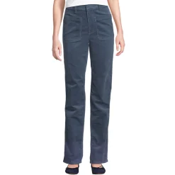 Rail Straight Feincordhose High Waist für Damen