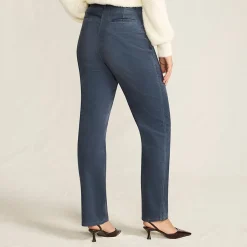 Rail Straight Feincordhose High Waist für Damen