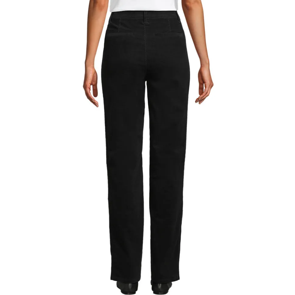 Rail Straight Feincordhose High Waist für Damen