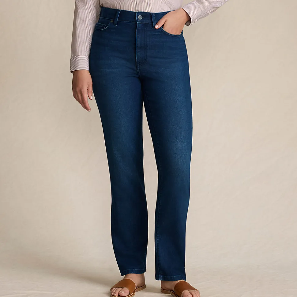 Rail Straight Fit Jeans High Waist für Damen
