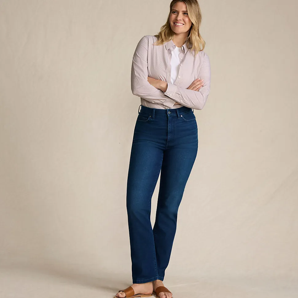 Rail Straight Fit Jeans High Waist für Damen