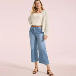 Recover Culotte-Jeans High Waist