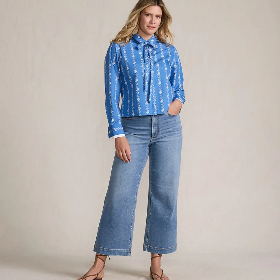 Recover Culotte-Jeans High Waist
