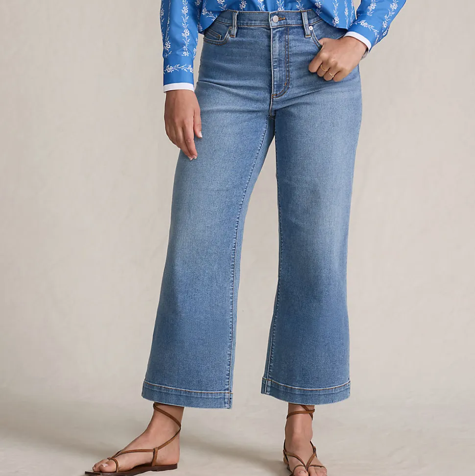 Recover Culotte-Jeans High Waist