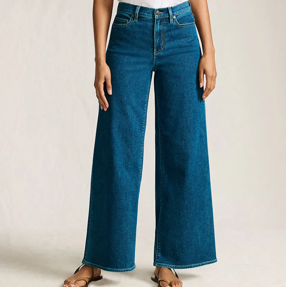 Recover Jeans High Waist mit extraweitem Bein für Damen