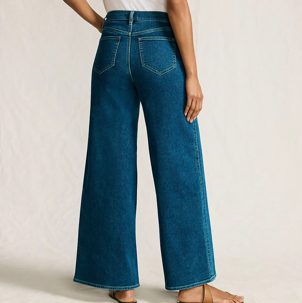 Recover Jeans High Waist mit extraweitem Bein für Damen
