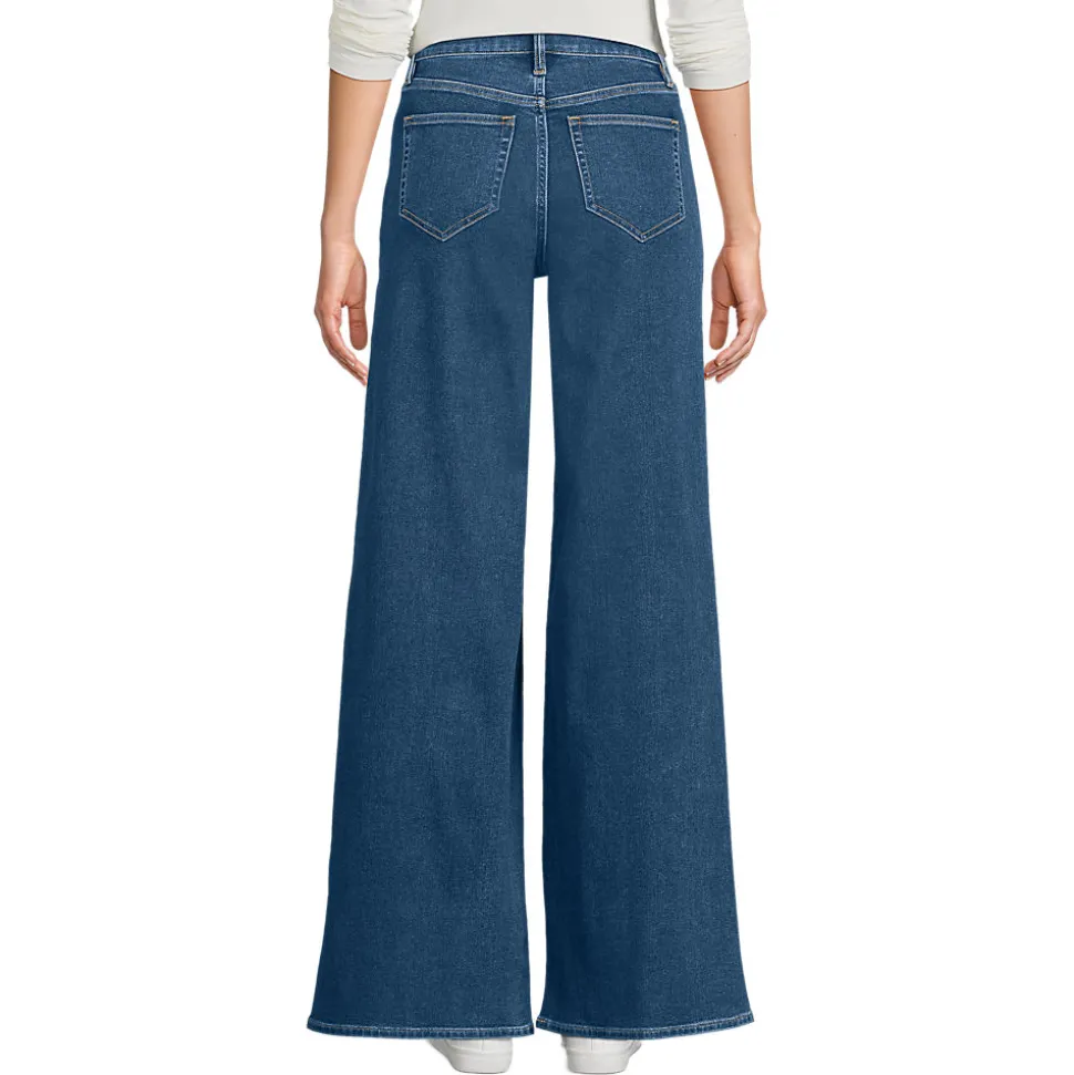 Recover Jeans High Waist mit extraweitem Bein für Damen